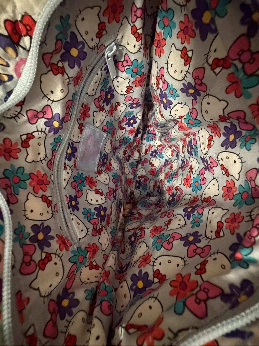 Vera Bradley Quilted Crossbody in Purple, Teal & Pink
